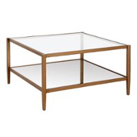Camden&Wells - Hera Square Coffee Table - Brass - Front_Zoom