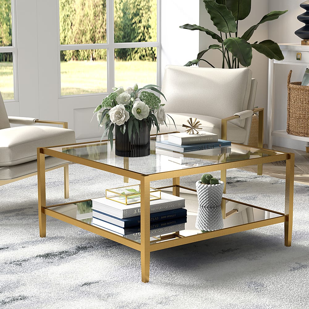 Camden&Wells - Hera Square Coffee Table - Brass