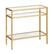 Angle. Camden&Wells - Sivil Rectangular Side Table - Brass.