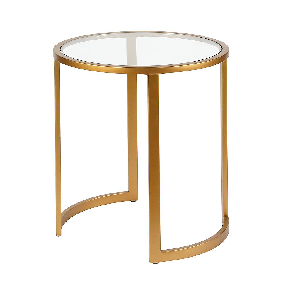 Angle View: Camden&Wells - Mitera Side Table - Brass