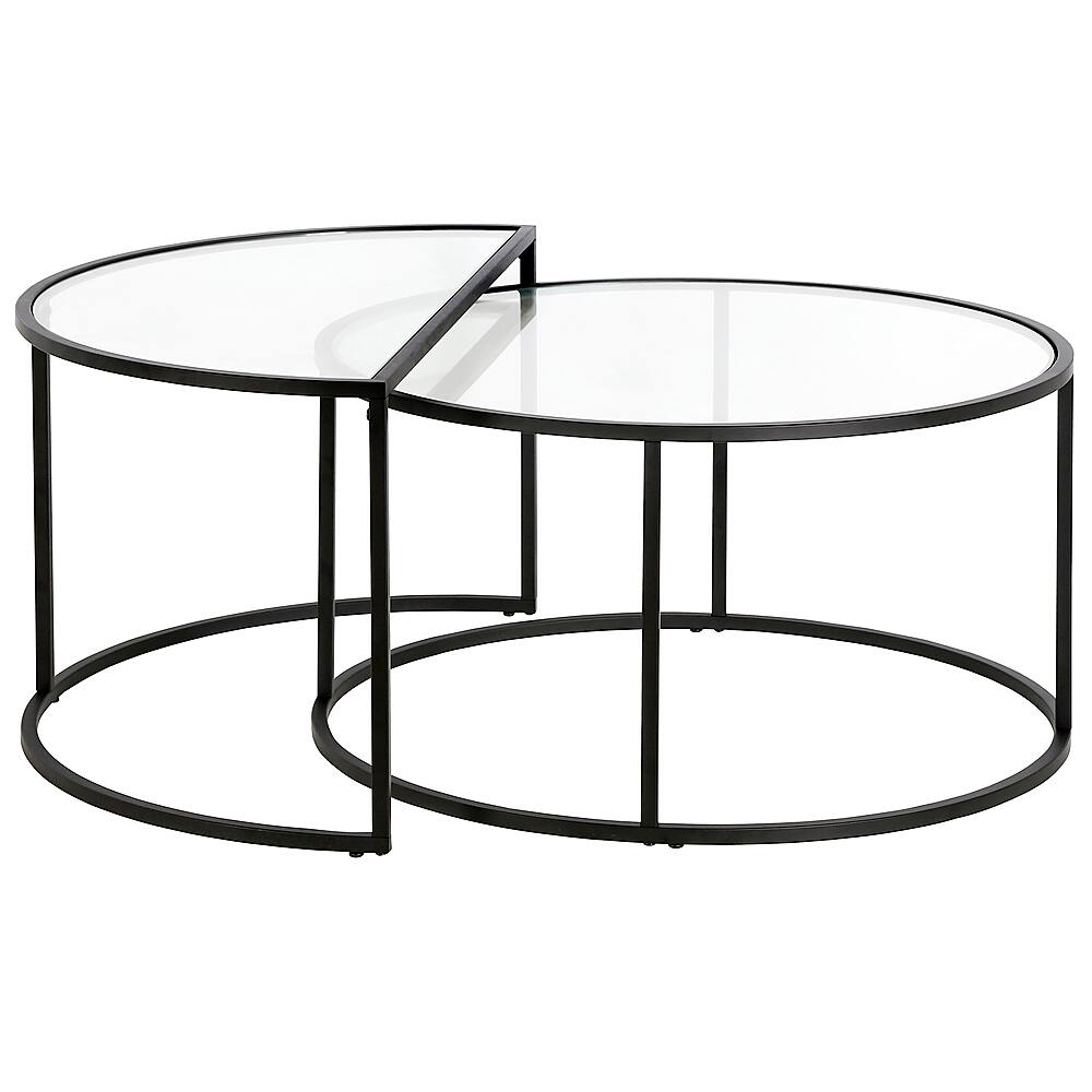 Angle View: Camden&Wells - Luna Nesting Coffee Table (set of 2) - Blackened Bronze