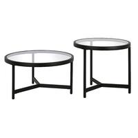 Camden&Wells - Quentin Nesting Coffee Table (set of 2) - Blackened Bronze - Front_Zoom