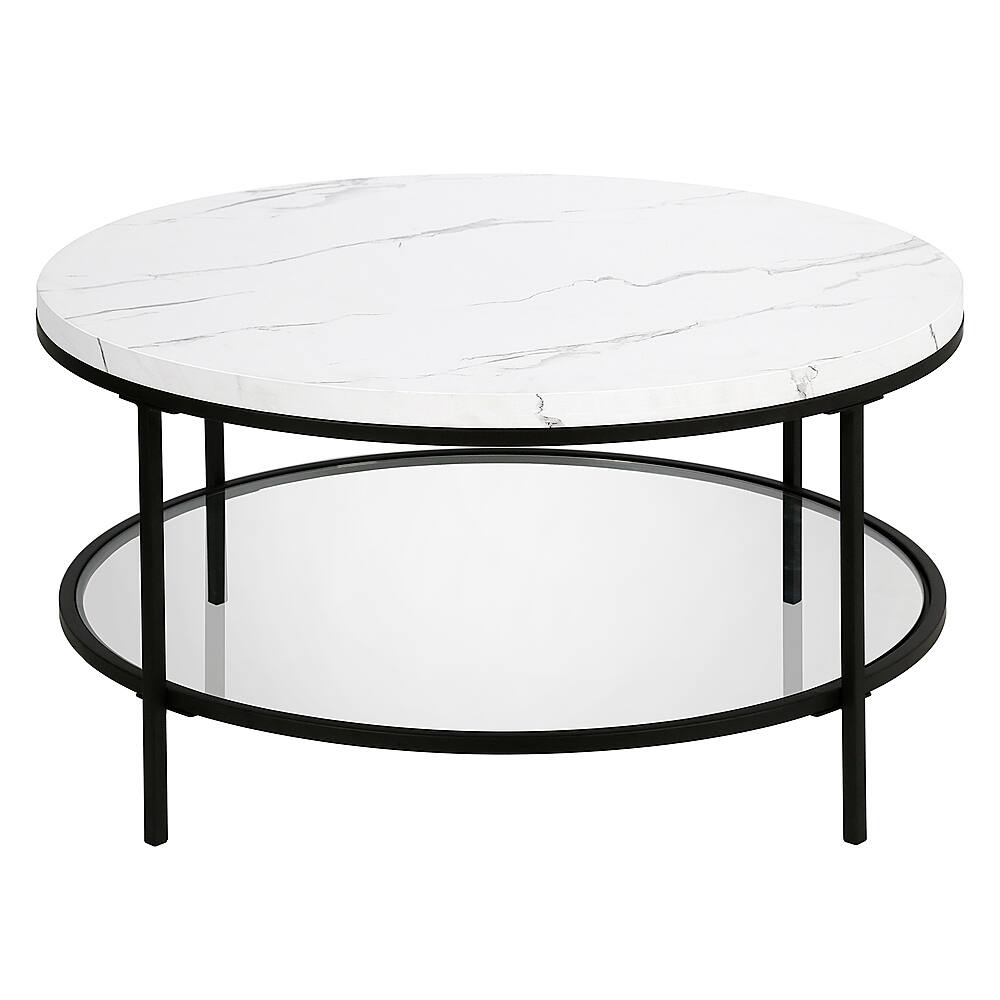 Best Buy: Camden&Wells Sivil Round Coffee Table Blackened Bronze CT0999