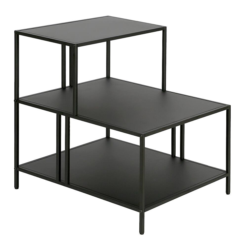 Angle View: Camden&Wells - Ernest Side Table - Blackened Bronze