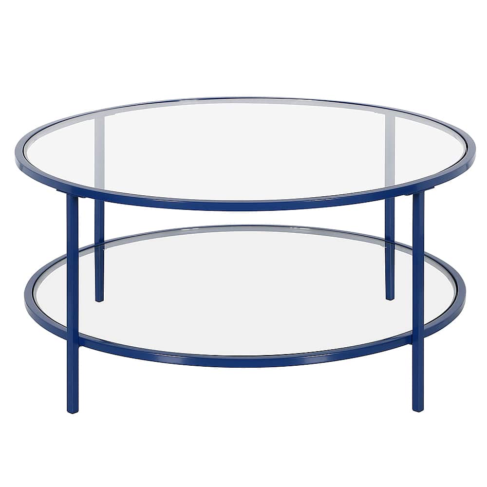 Front. Camden&Wells - Sivil Coffee Table - Mykonos Blue.