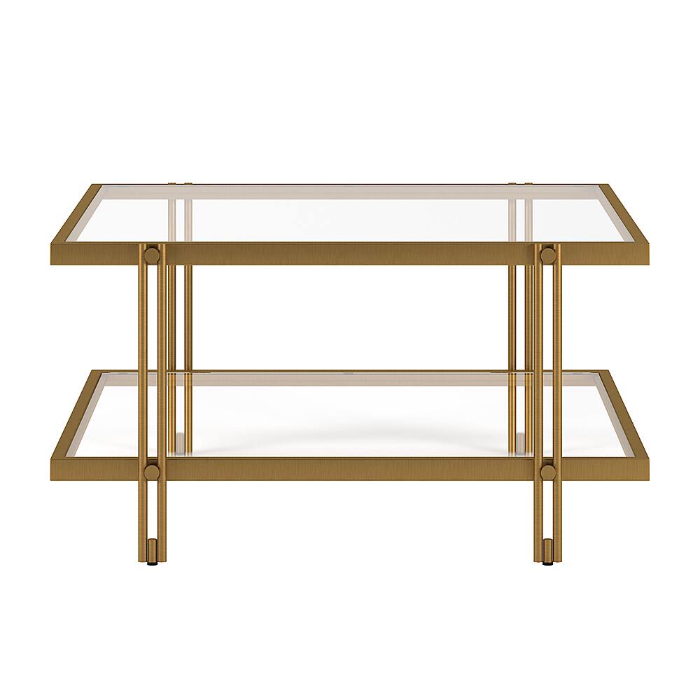 Best Buy: Camden&Wells Inez Square Coffee Table Brass CT0958