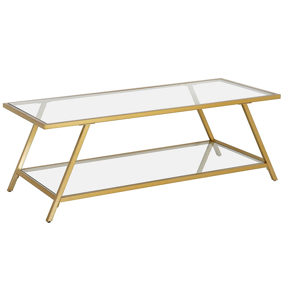 Angle View: Camden&Wells - Yair Coffee Table - Brass