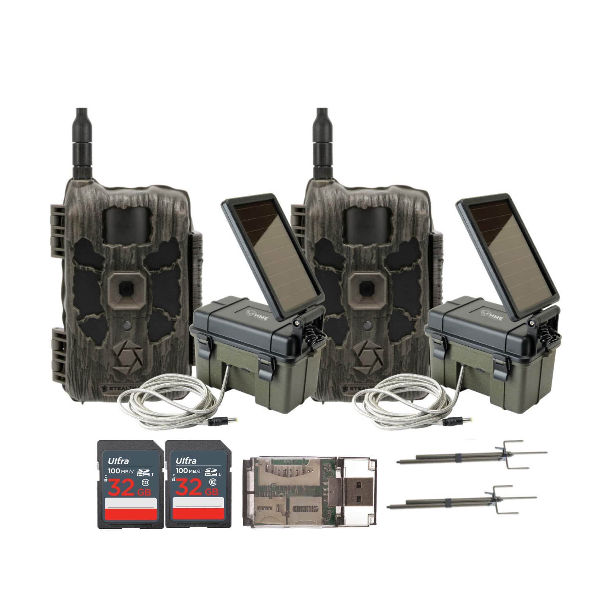 Stealth Cam - 40MP Deceptor Max Trail Camera with Solar Panel (2-Pack) Bundle price history on PriceWatchPro