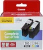 Canon Value Pack Saving FINE Full-photolithography Inkjet Nozzle Engineering Canon PBS FINE PG-285 Cartridge Black 285 Canon D FINE CL-286 Cartridge 286 Color Complete Set of Ink 285 Black XL 286 Also Available Color XL in XL 285 Black 286 Color
