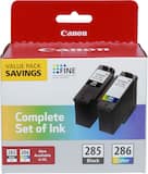 Canon - PG-285/CL-286 2-Pack Standard Capacity Ink Cartridges - Black/Tri-color