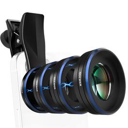 Neewer - Phone Macro Lens Kit, 4-Pack Magnetic, 17mm Clamp
