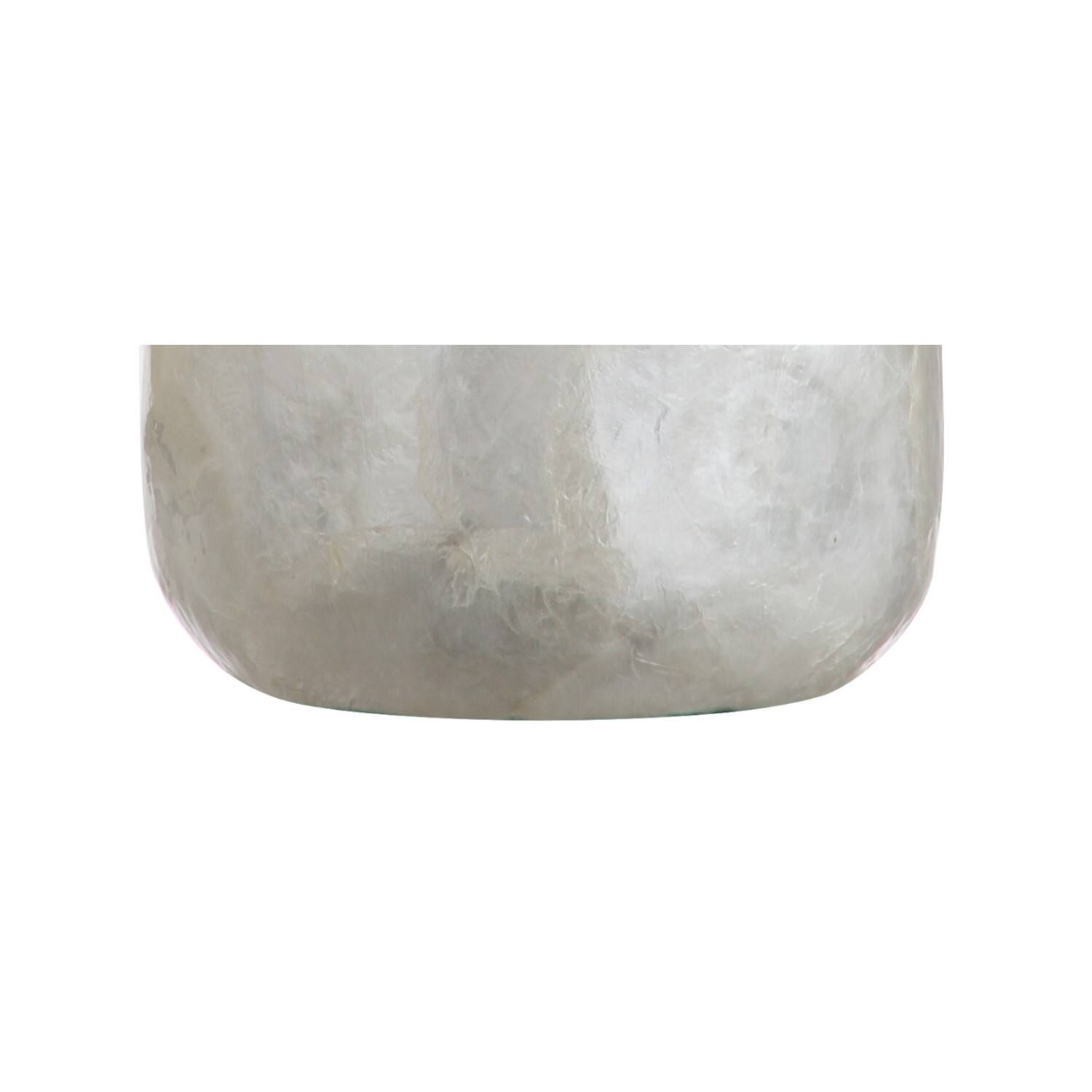 Alt View 7. Jonathan Y - Lucille 21" Seashell LED Table Lamp, Pearl - Pearl White.