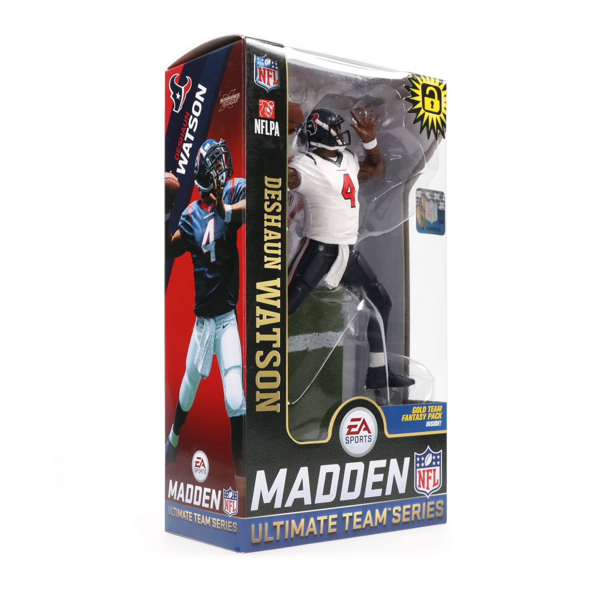 McFarlane Toys - Houston Texans Madden NFL 19 Ultimate Team S2 Figure - Deshaun Watson Variant - Red/Black