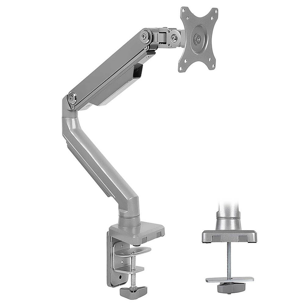 Mount-It! - Single Monitor Desk Mount up to 32" - Silver