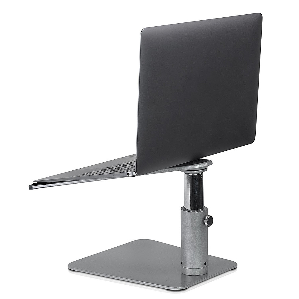 Angle View: Mind Reader - Monitor Stand Ventilated Metal - Black