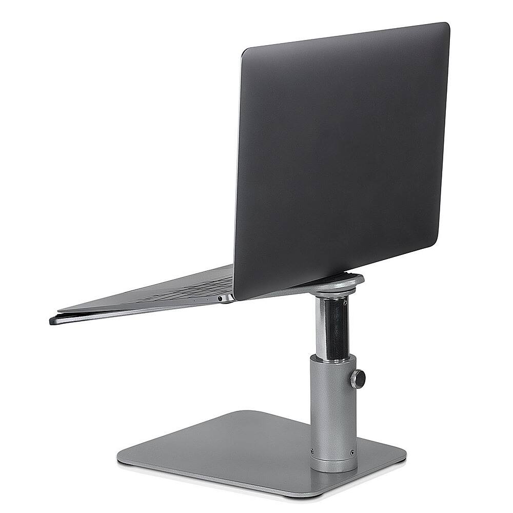Angle. Mount-It! - Adjustable Riser Stand for Laptop - Silver.