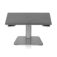Mount-It! - Adjustable Riser Stand for Laptop - Silver - Front_Zoom