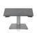 Front. Mount-It! - Adjustable Riser Stand for Laptop - Silver.