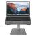 Alt View 11. Mount-It! - Adjustable Riser Stand for Laptop - Silver.