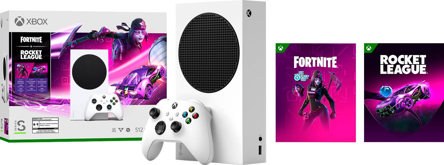 Best Buy Microsoft Xbox Series S Fortnite Rocket League