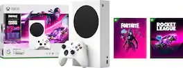 XBOX Series S – Fortnite & Rocket League Bundle (Disc-free Gaming)