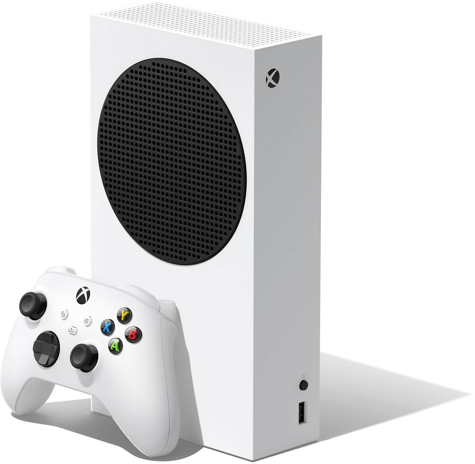 Alt View 12. Microsoft - Xbox Series S – Fortnite & Rocket League Bundle (Disc-free Gaming) - White.