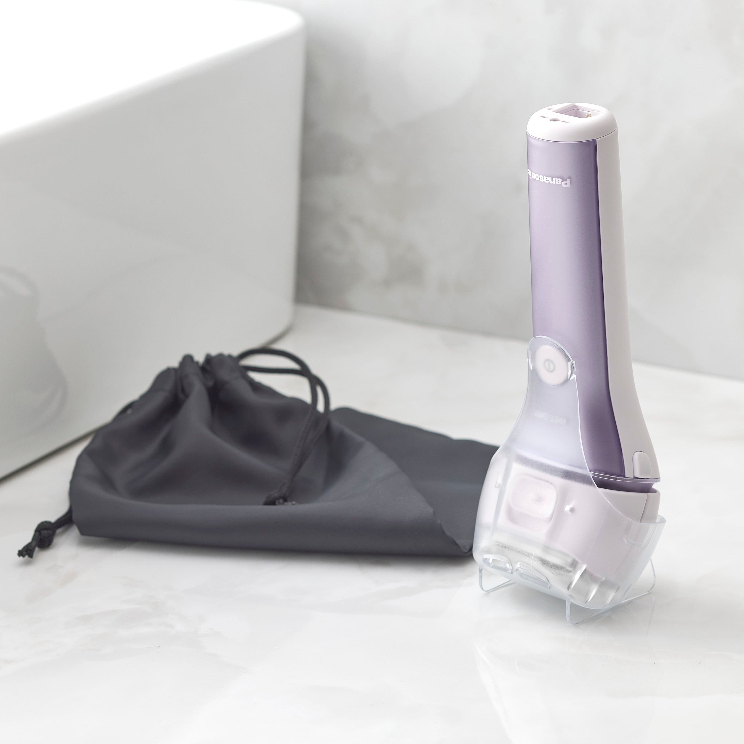 Alt View 14. Panasonic - CloseCurves ES-WL80-V Rechargeable Wet/Dry Electric Shaver and Trimmer for Women - Purple.