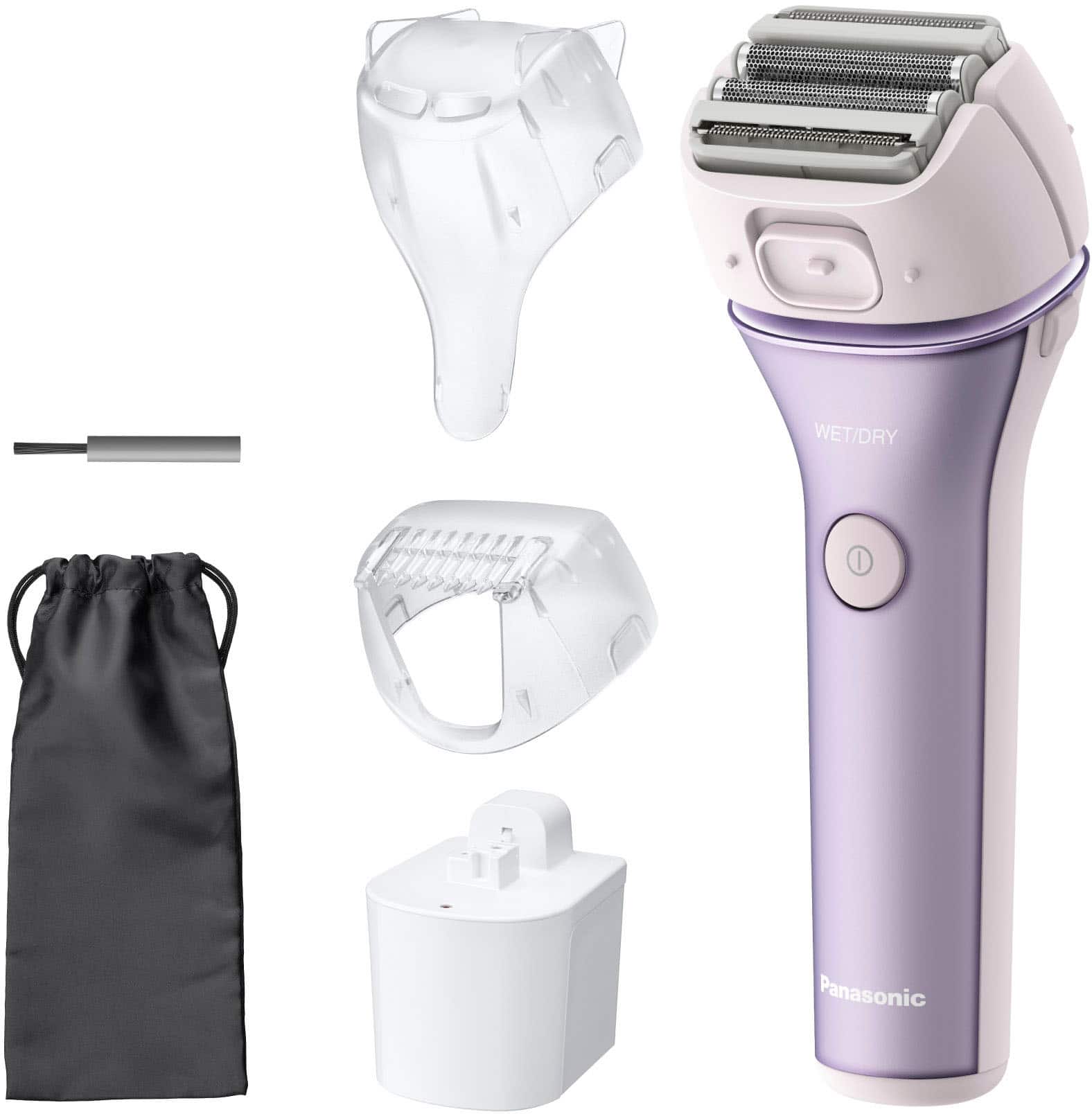 Alt View 16. Panasonic - CloseCurves ES-WL80-V Rechargeable Wet/Dry Electric Shaver and Trimmer for Women - Purple.