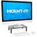 Left. Mount-It! - Adjustable Riser Stand for Monitor - Black.