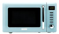 Nostalgia BST3AQ Retro 3-in-1 Family Size Electric Breakfast Station,  Coffeemaker, Griddle, Toaster Oven - Aqua 