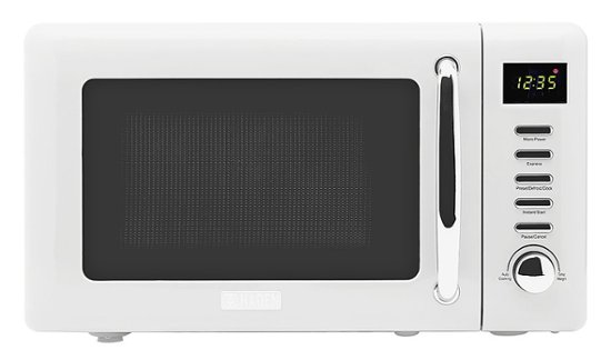 Haden – Heritage 700-Watt .7 cubic. foot Microwave with Settings and Timer – Ivory