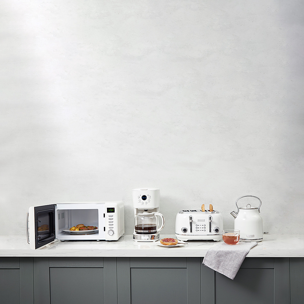 HADEN Dorchester Matte White Compact Microwave + Reviews