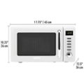 Alt View Zoom 1. Haden - Heritage 700-Watt .7 cubic. foot Microwave with Settings and Timer - Ivory.