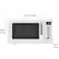 Alt View Zoom 1. Haden - 700-Watt .7 cubic. foot Microwave with Settings and Timer - Ivory.