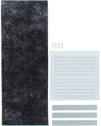 Front. Zephyr - Recirculating Kit for AK8500AS Range Hood - Black.