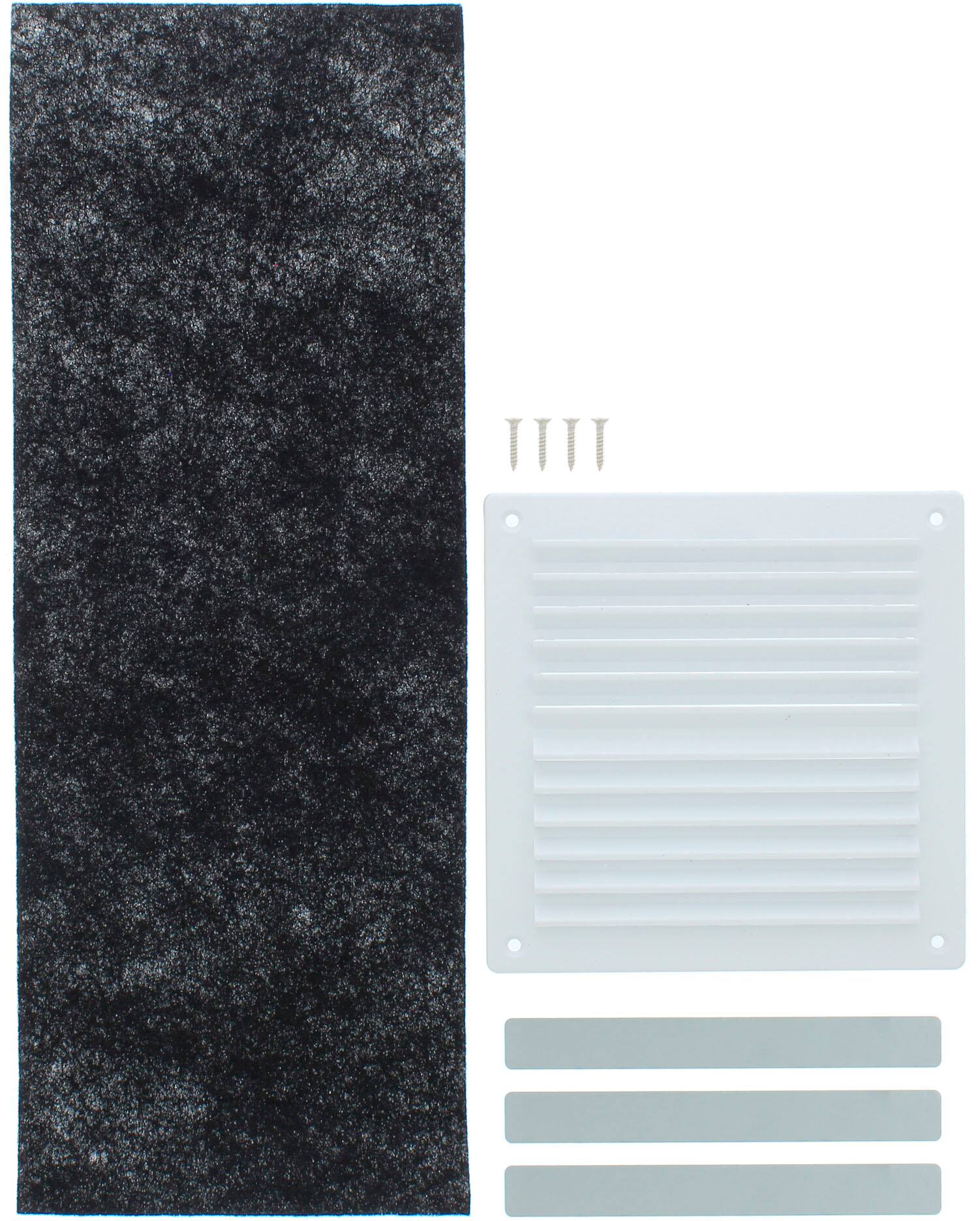 Front. Zephyr - Recirculating Kit for AK8500AS Range Hood - Black.