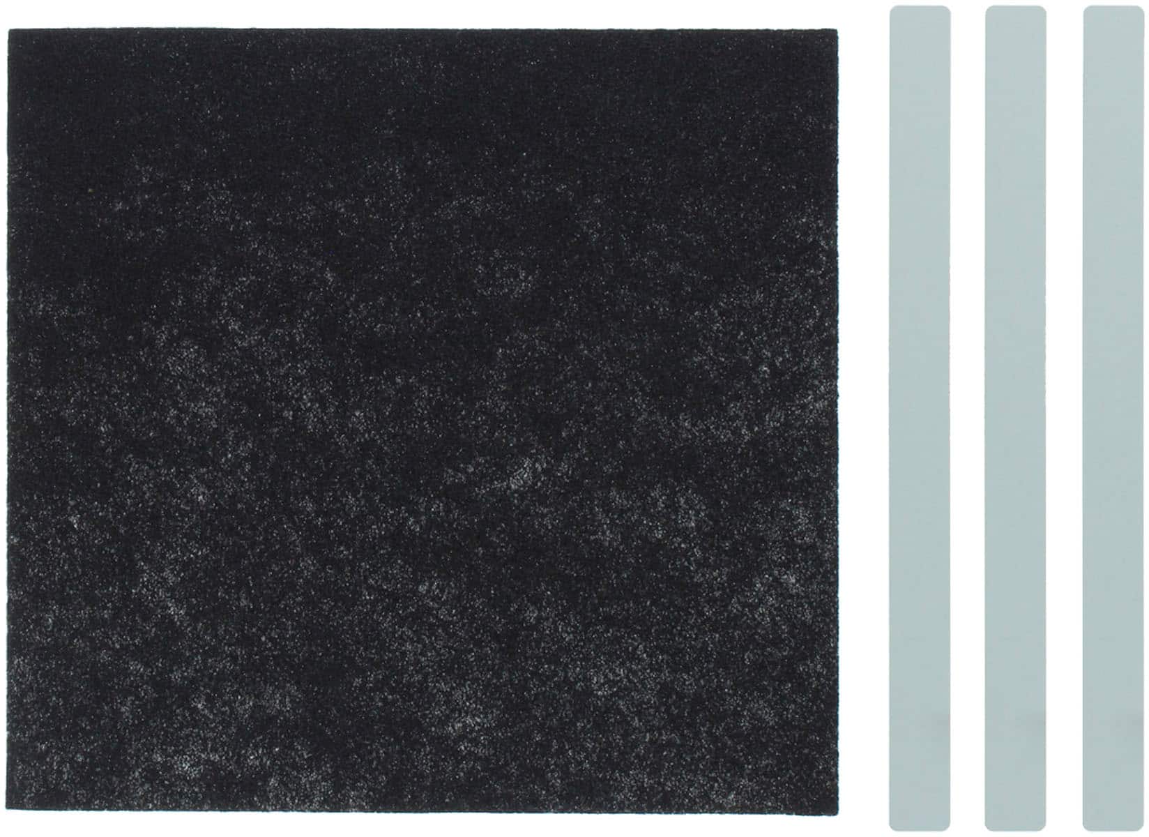 Charcoal Filter Replacement for Zephyr Range Hoods - Black - Front_Zoom