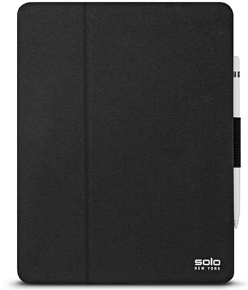Front. Solo New York - Wyatt Slim Case Black iPAD 12.9" CASES.