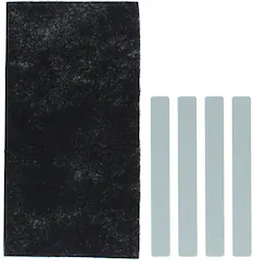 Charcoal Filter Replacement for Zephyr Range Hoods - Black - Front_Zoom