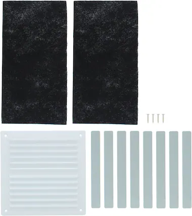 Front. Zephyr - Recirculating Kit for AK8000CS and AK8100BS Range Hoods - Black.