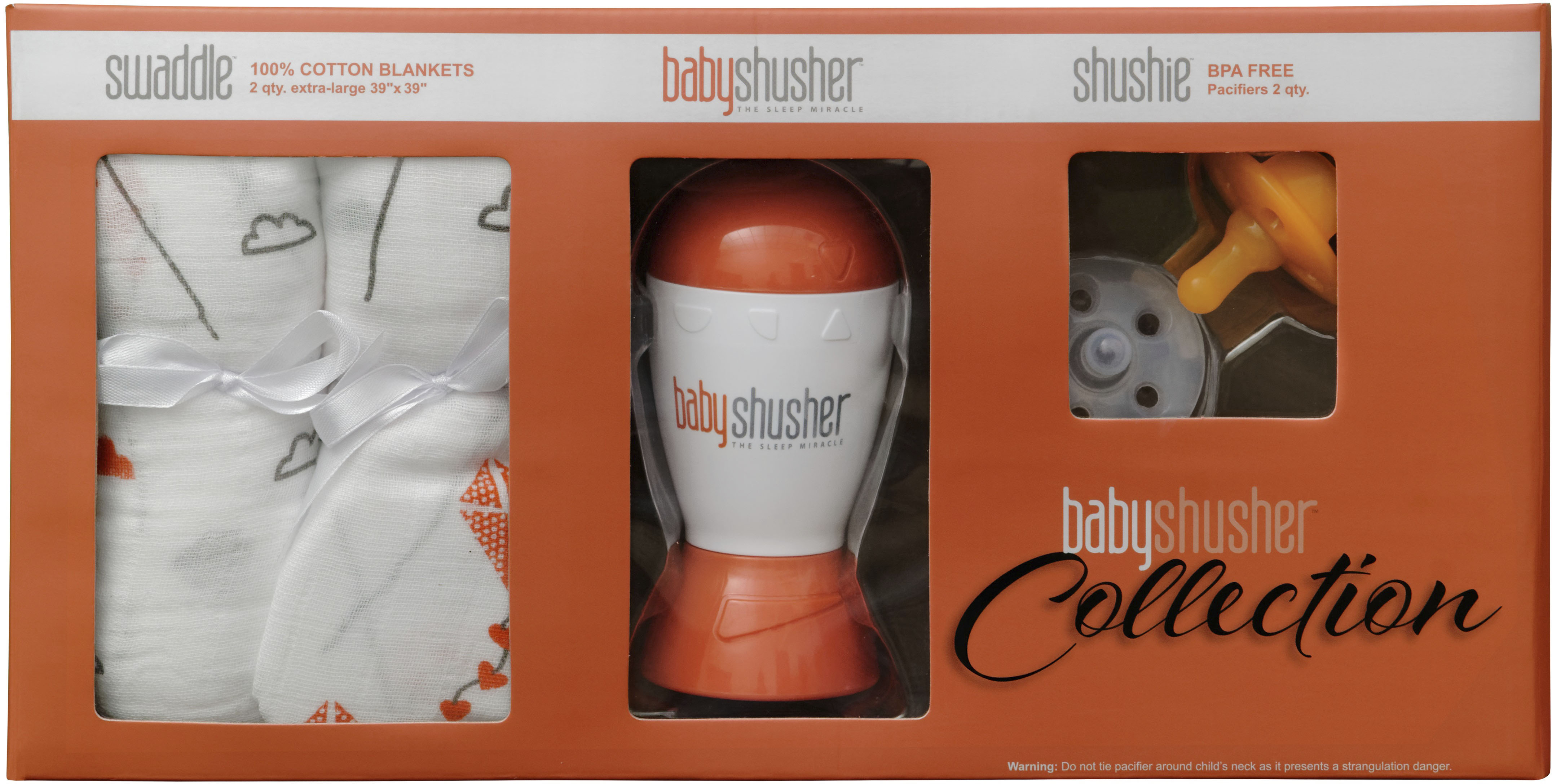 Best Buy: Baby Shusher Sleep Soother Collection Gift Set Orange