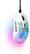 Angle. SteelSeries - Aerox 3 Super Light Honeycomb Wired RGB Optical Gaming Mouse - Snow.