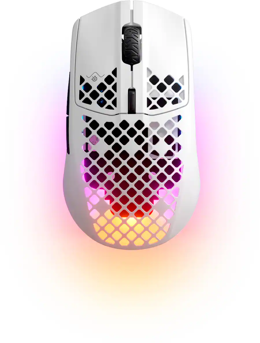 SteelSeries Aerox 3 Super Light Honeycomb Wireless RGB Optical Gaming ...