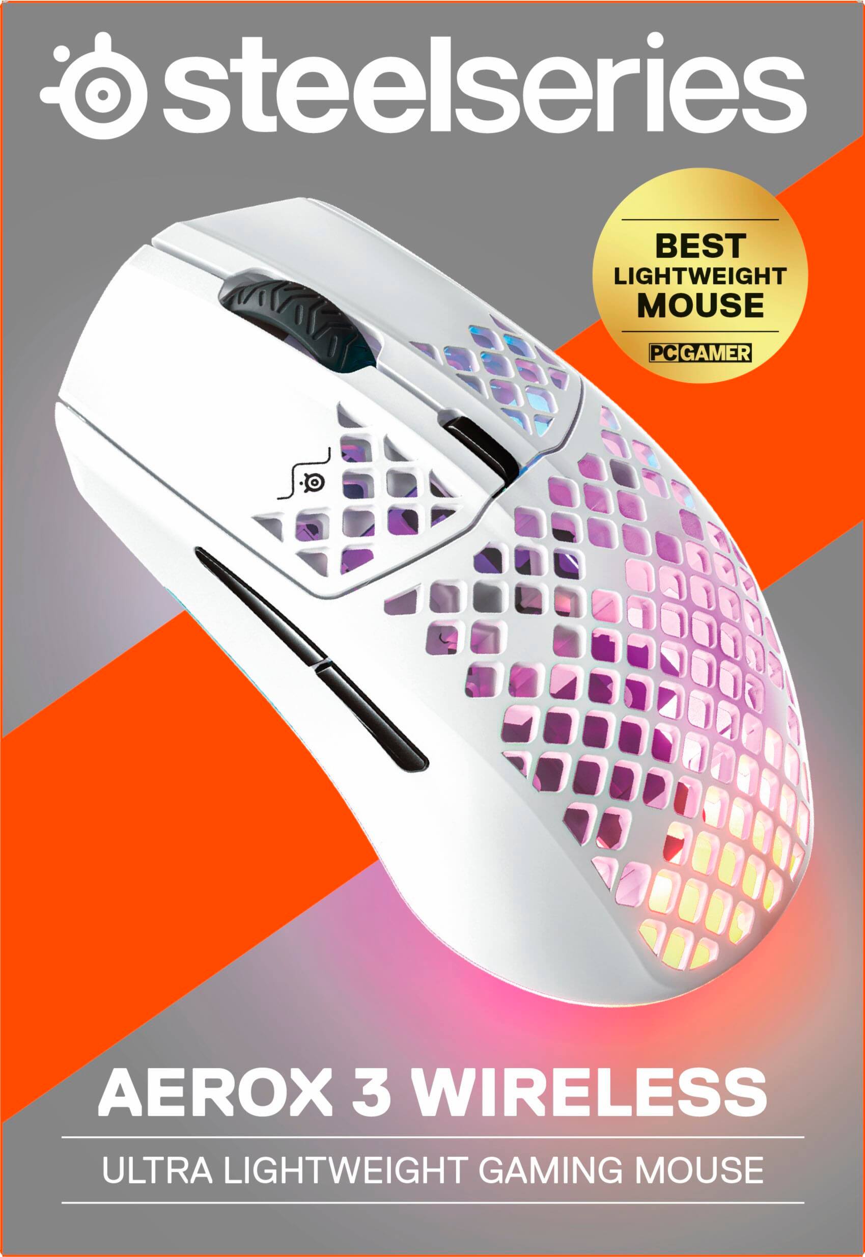 Souris gaming - SteelSeries Aerox 3 Wireless - sans fil - Mega Pc