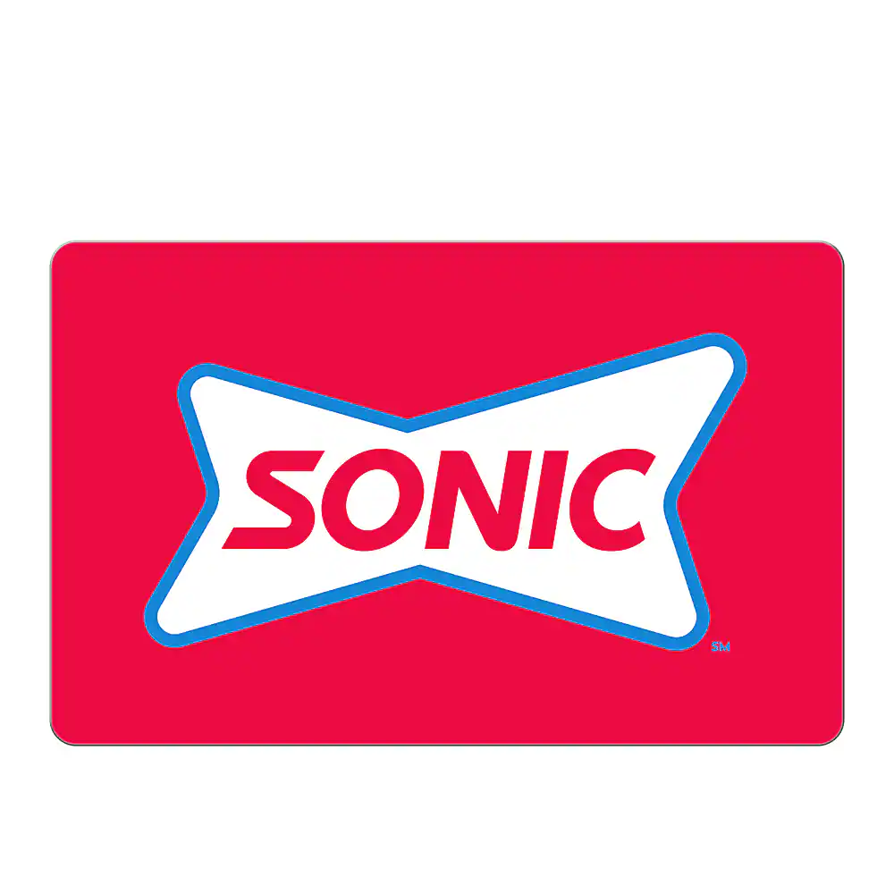 Front. Sonic - $10 App eGift Card.