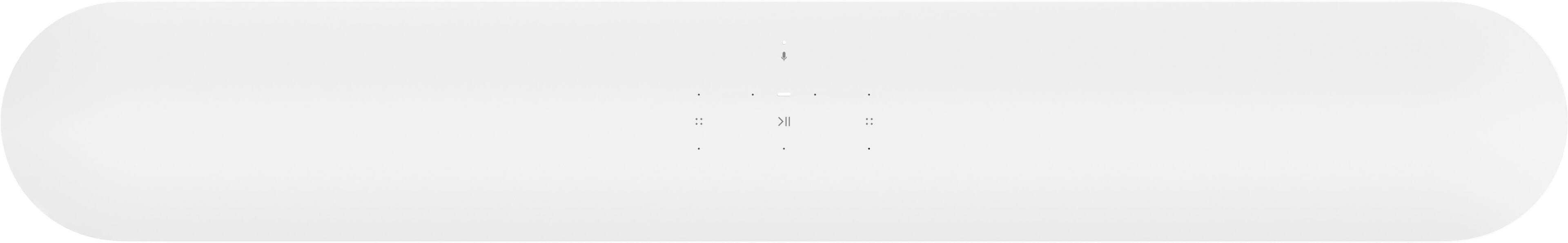 Angle. Sonos - Geek Squad Certified Refurbished Beam (Gen 2) - White.