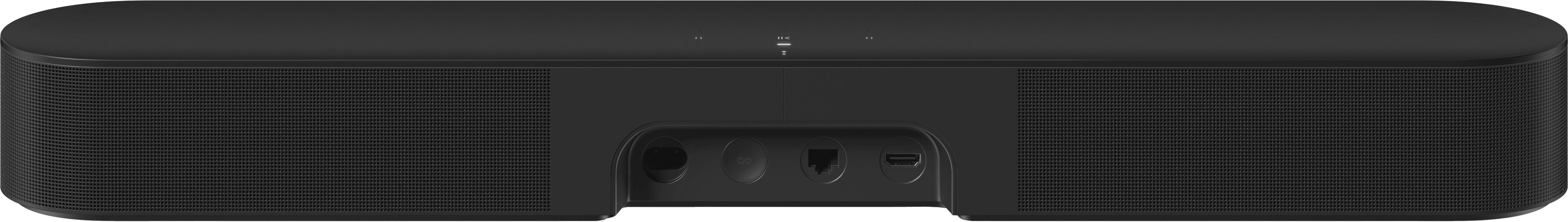 Left View: Sonos - Geek Squad Certified Refurbished Beam (Gen 2) - Black