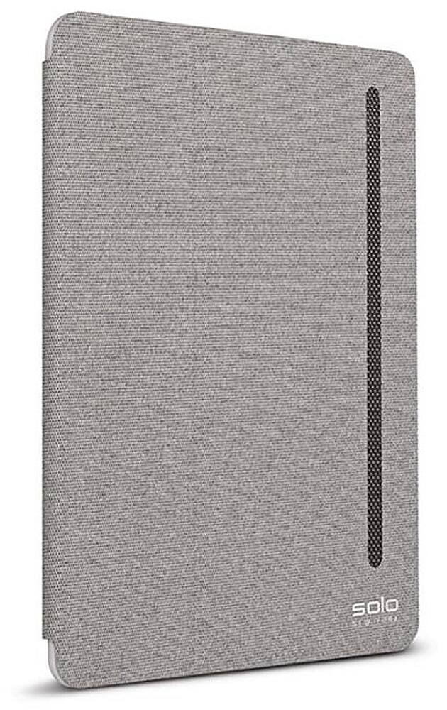 Angle View: Solo New York - Everett Slim Case Light Grey iPAD 10.2" CASES