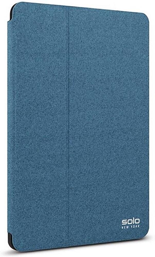 Angle View: Solo New York - Wyatt Slim Case Marine Blue iPAD 10.2" CASES