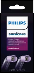 Philips Sonicare - Power Flosser Quad Stream Tips (F3), 2pk, HX3062/00 - White - Angle_Zoom